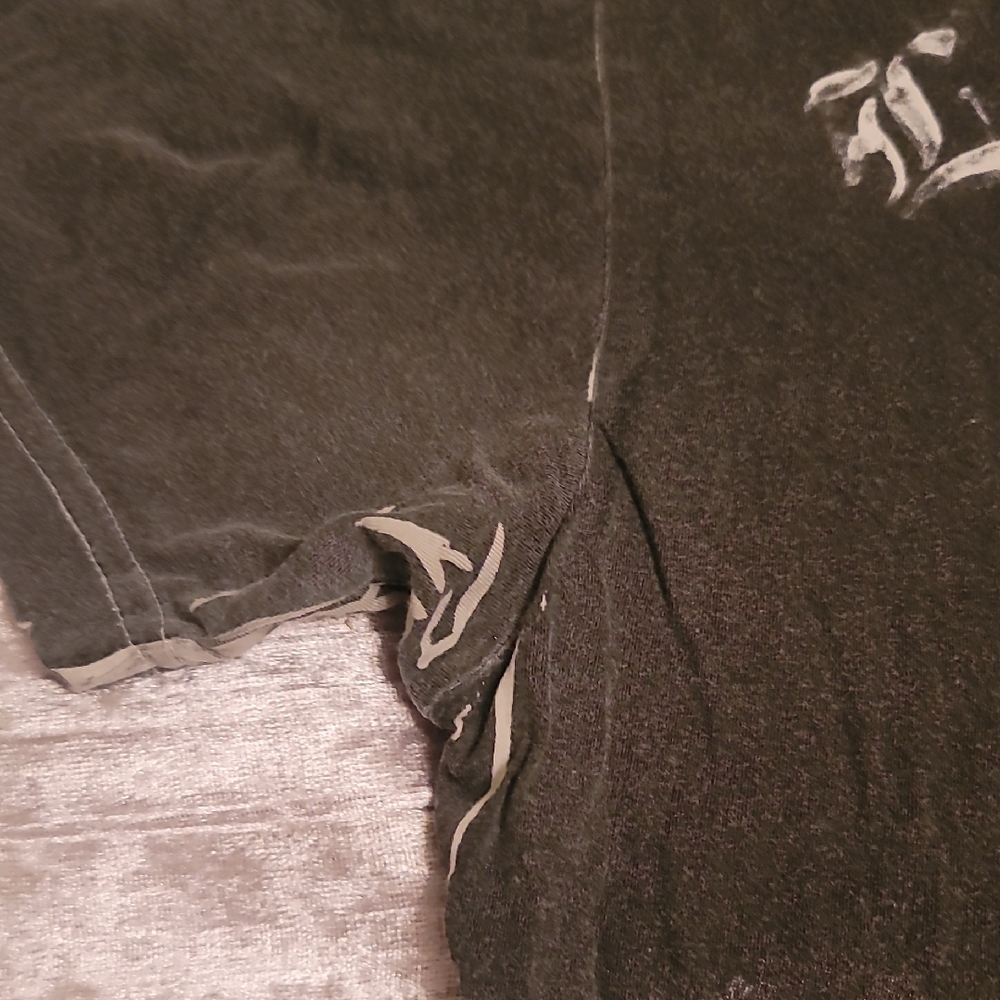 (Rare) Lords of Style Men's Large SS Shirt Intentionally Distressed Black&White - Picture 5 of 8